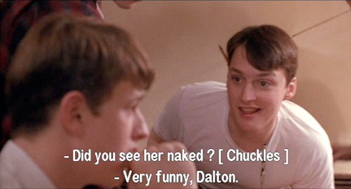 Dead Poets Society: Charlie Dalton asks Knox Overstreet, Did you see her naked?