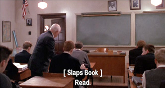 Dead Poets Society: Headmaster Nolan refuses to hear how all the Pritchard pages got ripped out