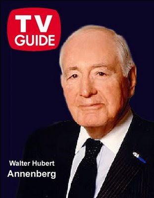 Walter Annenberg on cover of TV Guide