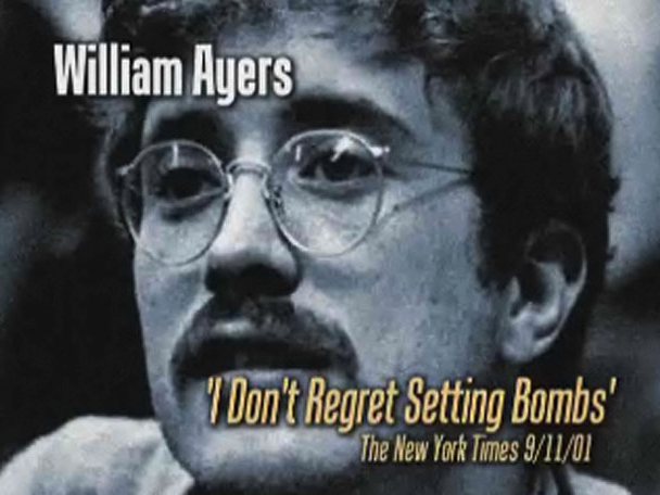Unrepentant bomber William Ayers doesn't regret setting bombs