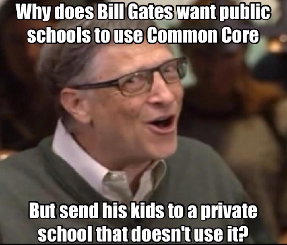 Bill Gates wants schools to use COMMON CORE