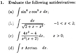 LOFTY MATH: UBC Calculus II exam, Question 1