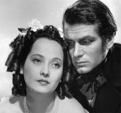 Laurence Olivier and Merle Oberon in Wuthering Heights