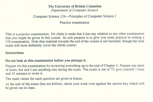 TwelveByTwelve (TBT): UBC Computer Science 124 practice exam p. 1