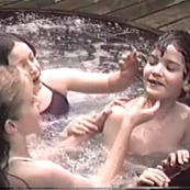 TwelveByTwelve (TBT): Three Students in Hot tub