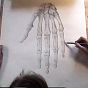 TwelveByTwelve (TBT): Kirsten draws hand and assembles foot