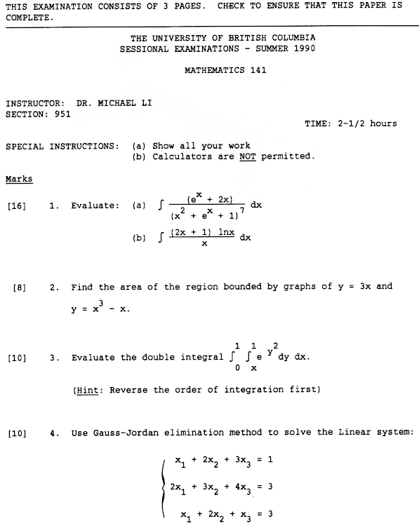 TwelveByTwelve (TBT): UBC Math 141 Final Exam p. 1