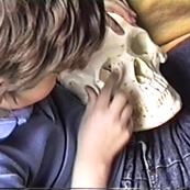 TwelveByTwelve (TBT): Kirsten, Alexa, and Marko identify features of the human skull
