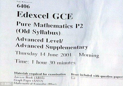 Edexcel exam mistakenly shipped to Egypt